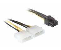 Gembird Przejściówka 2x Molex - PCIe (zasilanie grafiki) - 64469 - zdjęcie 1